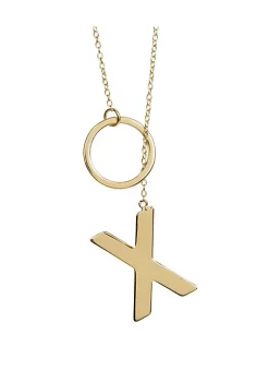 Best deal π₯° Adornia XO Lariat 14k Yellow Gold Vermeil β€οΈ